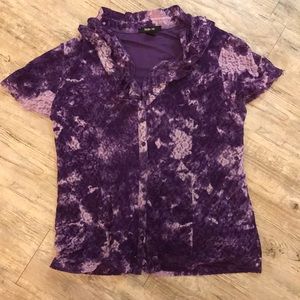 Ladies lace top with lining